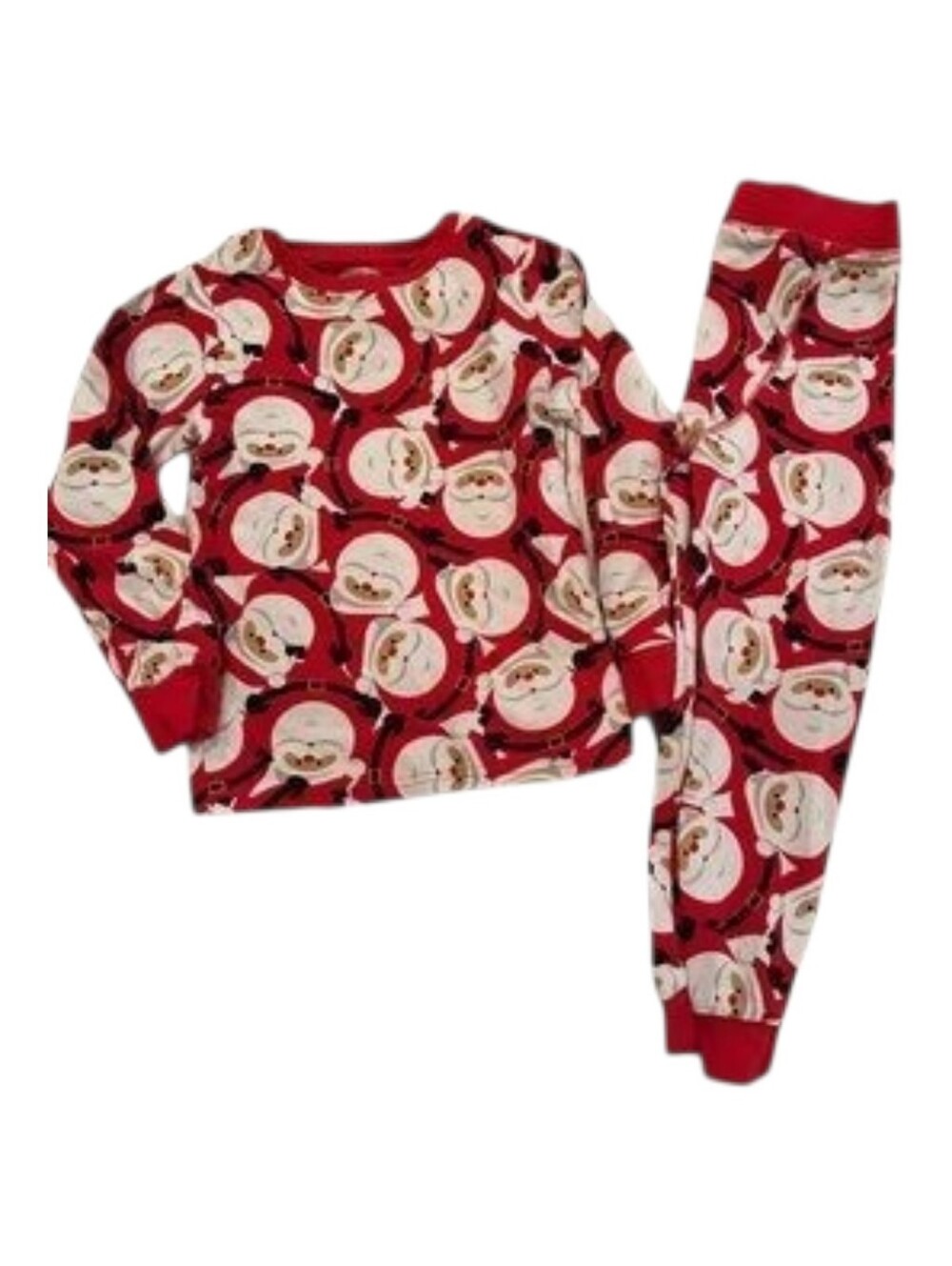 {Next} UK Kids Santa Pajama Set - Festive Red and White
